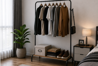 Gantungan Baju Besi Model Gawang (Standing Hanger)