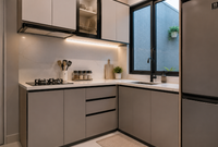 Model Kitchen Set Aluminium Minimalis Modern
